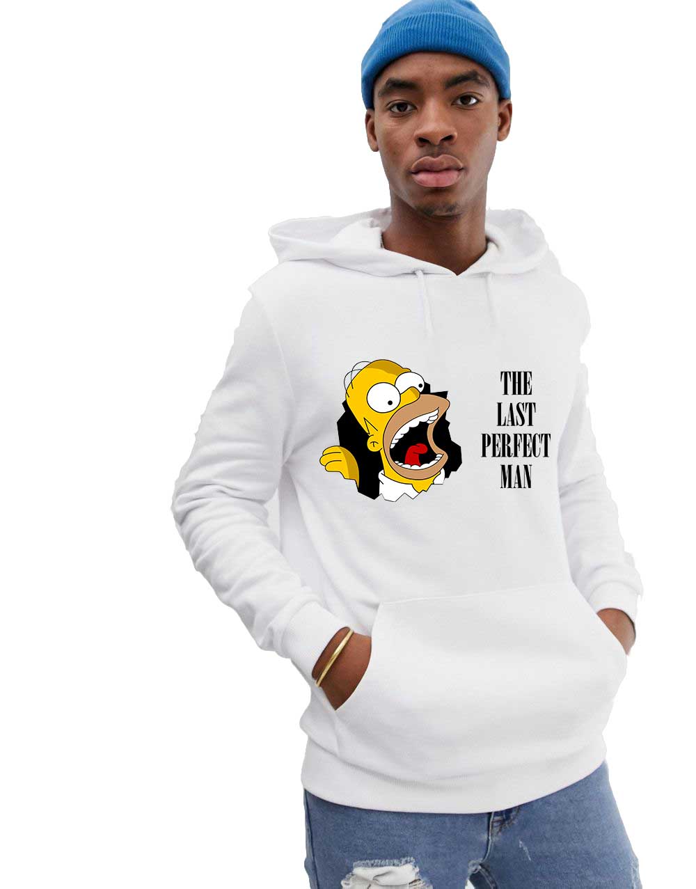 Oferte la Hanorac Barbati Alb - Simpson