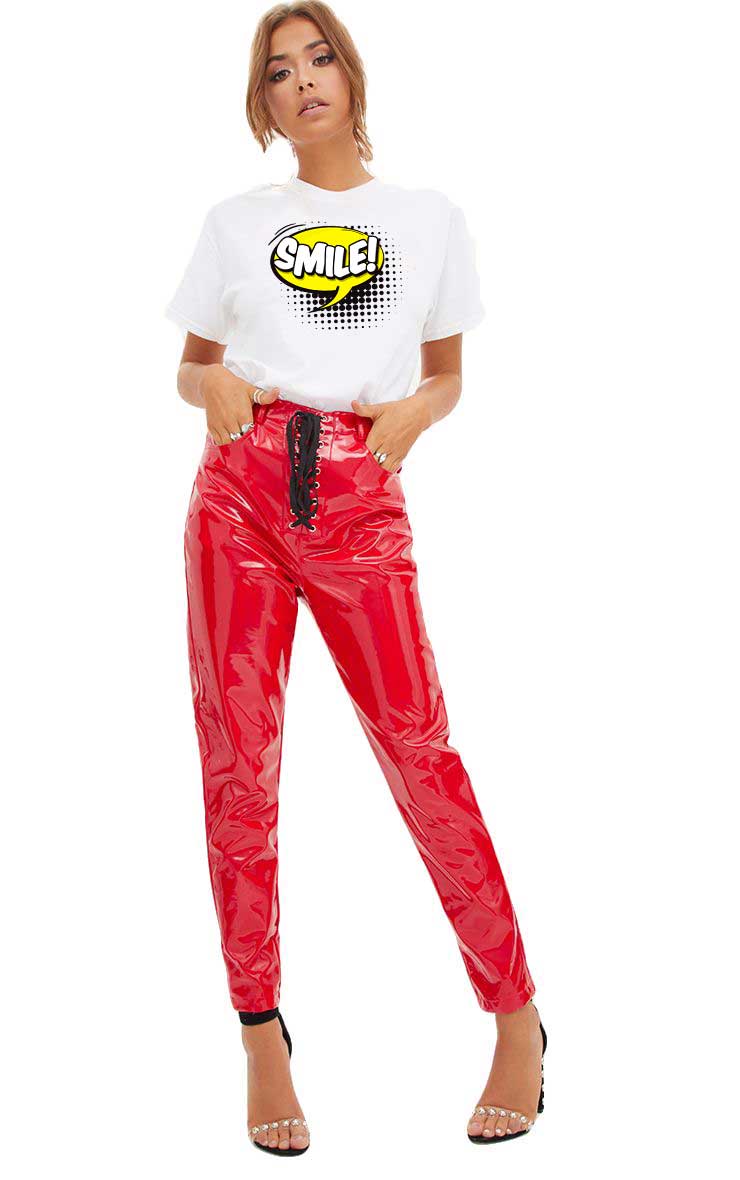 Oferte la Tricou dama alb - Smile