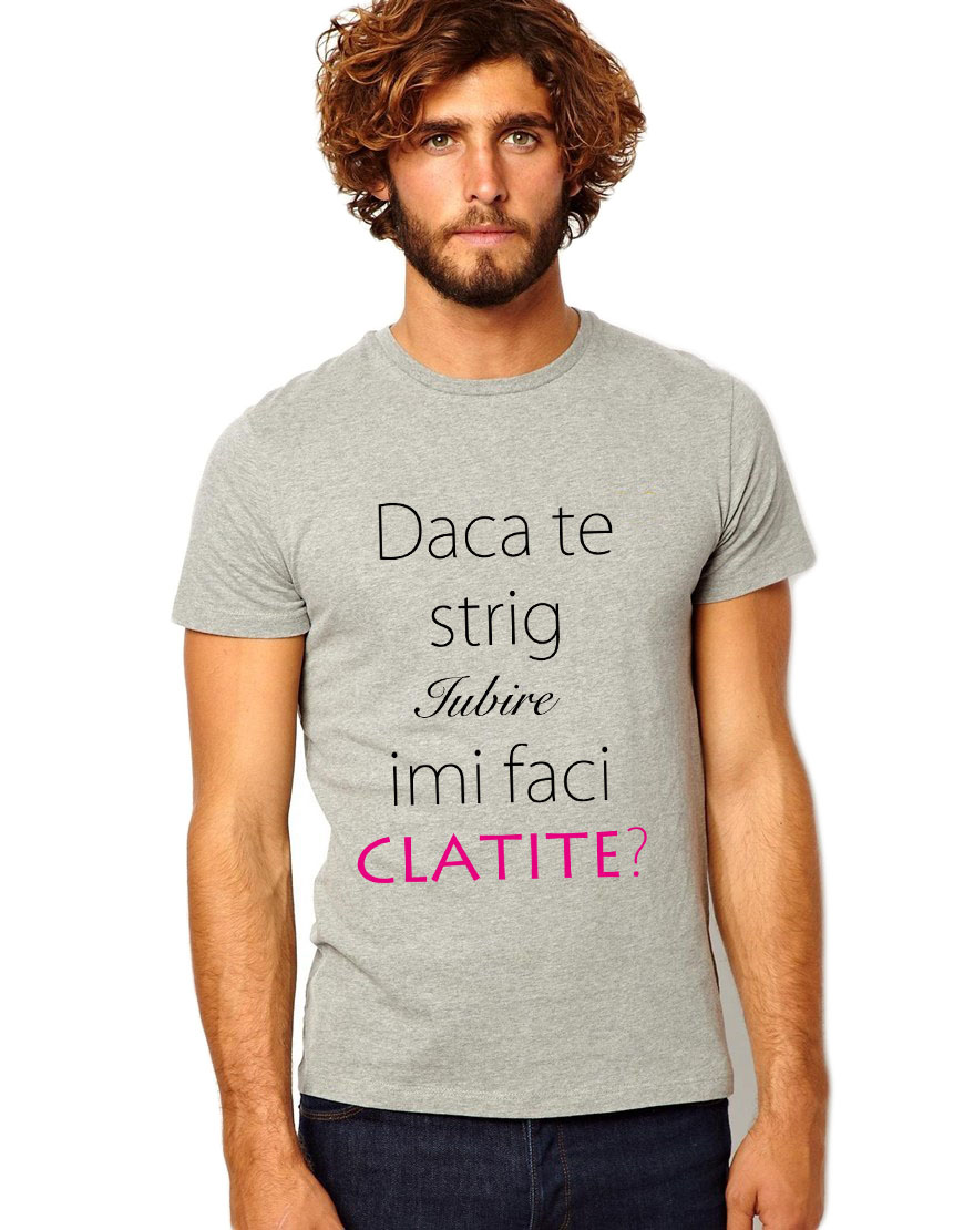 Tricou gri barbati, Iubire