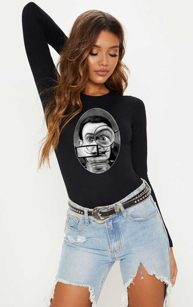 Oferte la Bluza dama neagra - Dali - The Watcher