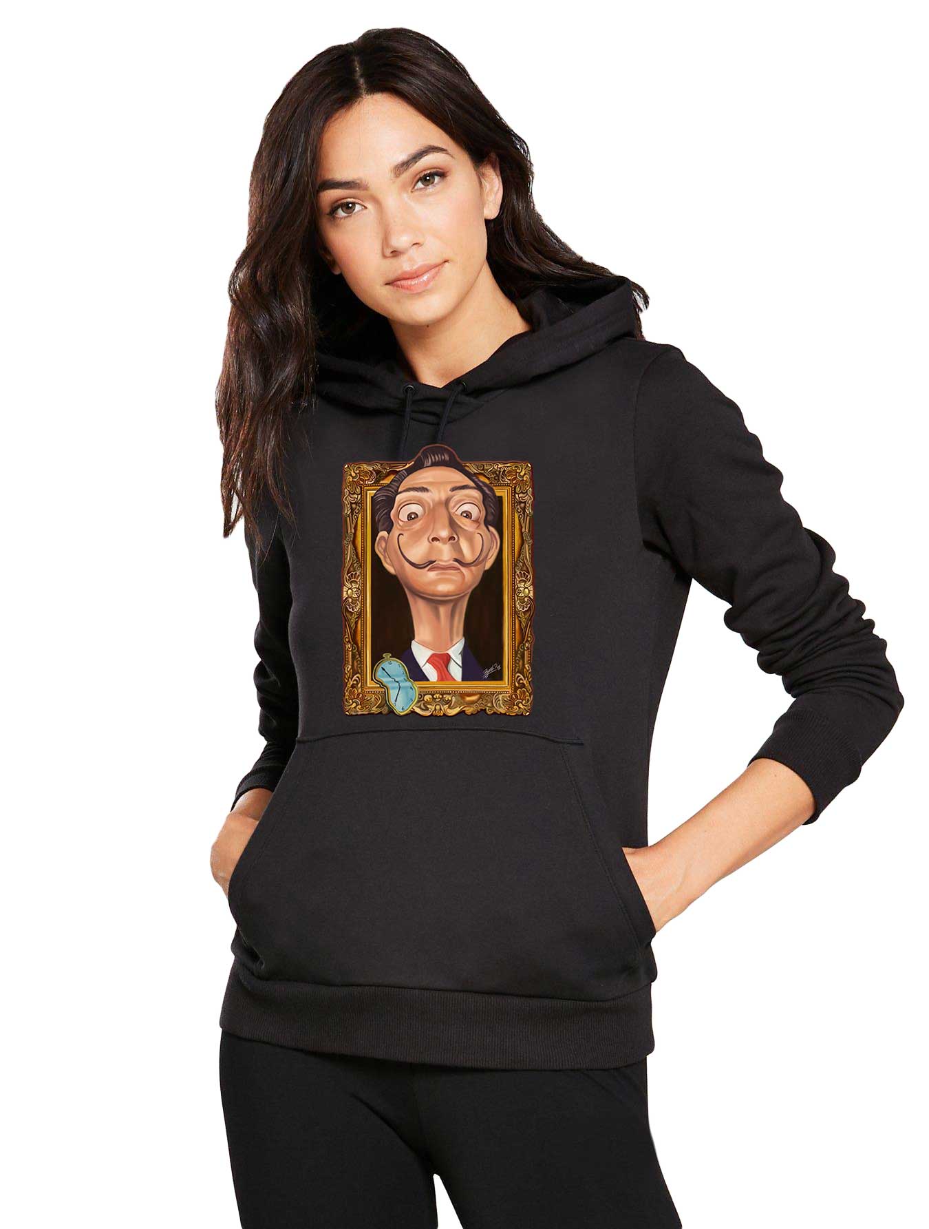 Oferte la Hanorac dama negru - Dali - Frame