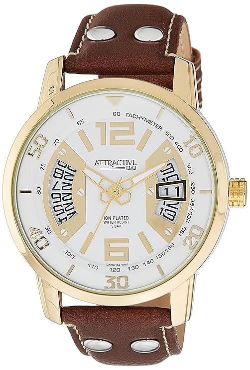Ceas Barbati, Q&amp;Q by Citizen, Attractive DA68J104Y