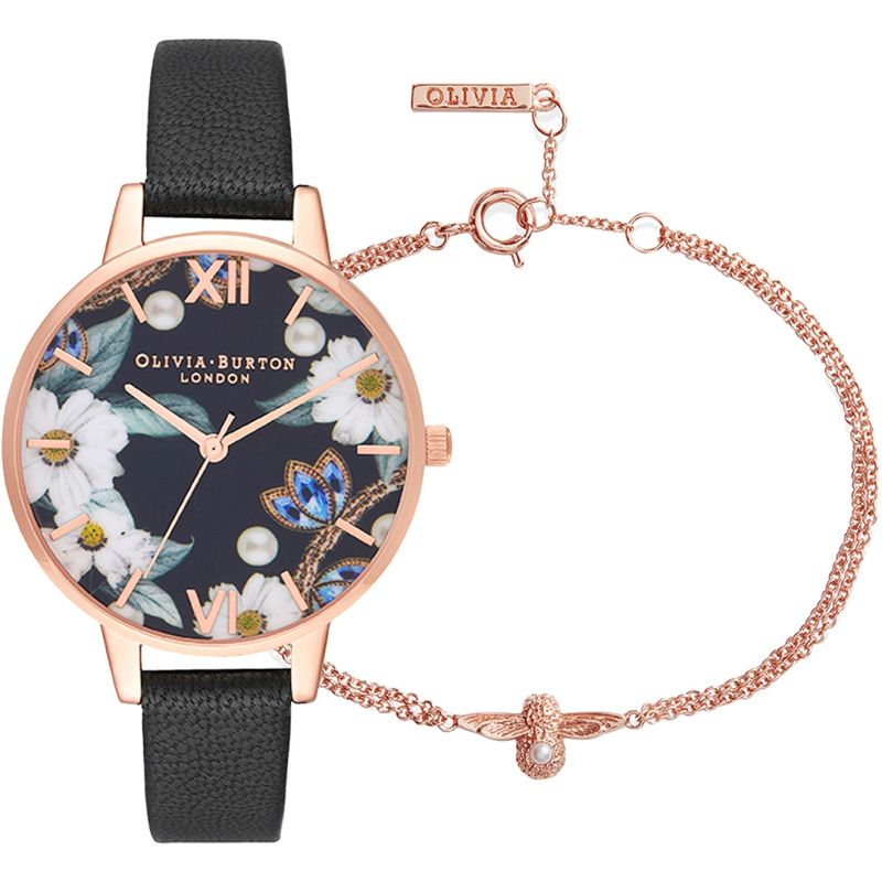 Oferte la Ceas Dama, Olivia Burton, Bejewelled OB16GSET24, Set cu Bratara