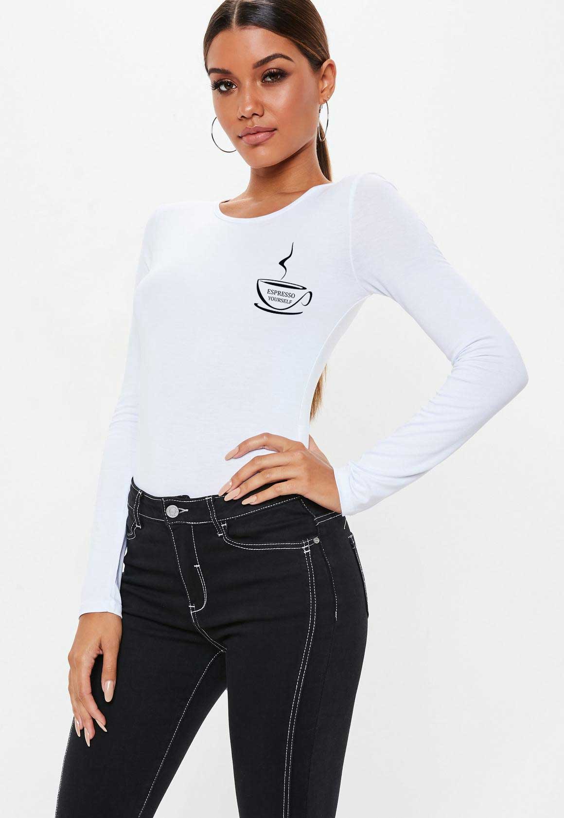 Oferte la Bluza dama alba - Espresso Yourself II