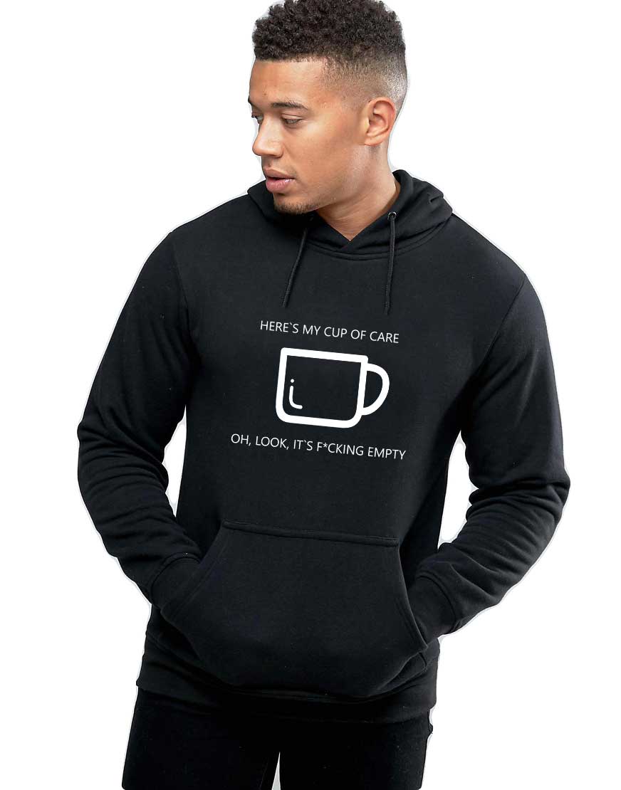 Oferte la Hanorac Barbati Negru - Cup of care