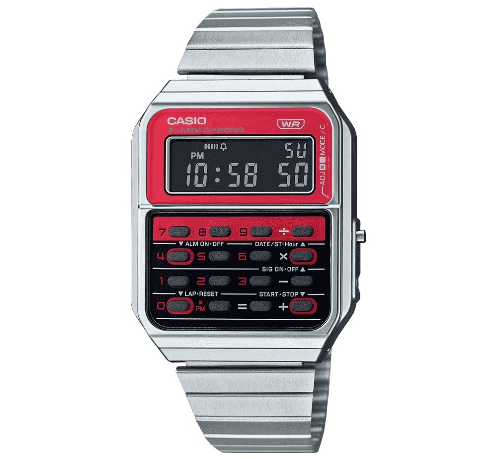 Ceas Casio, Vintage Edgy Calculator CA-500WE-4BEF