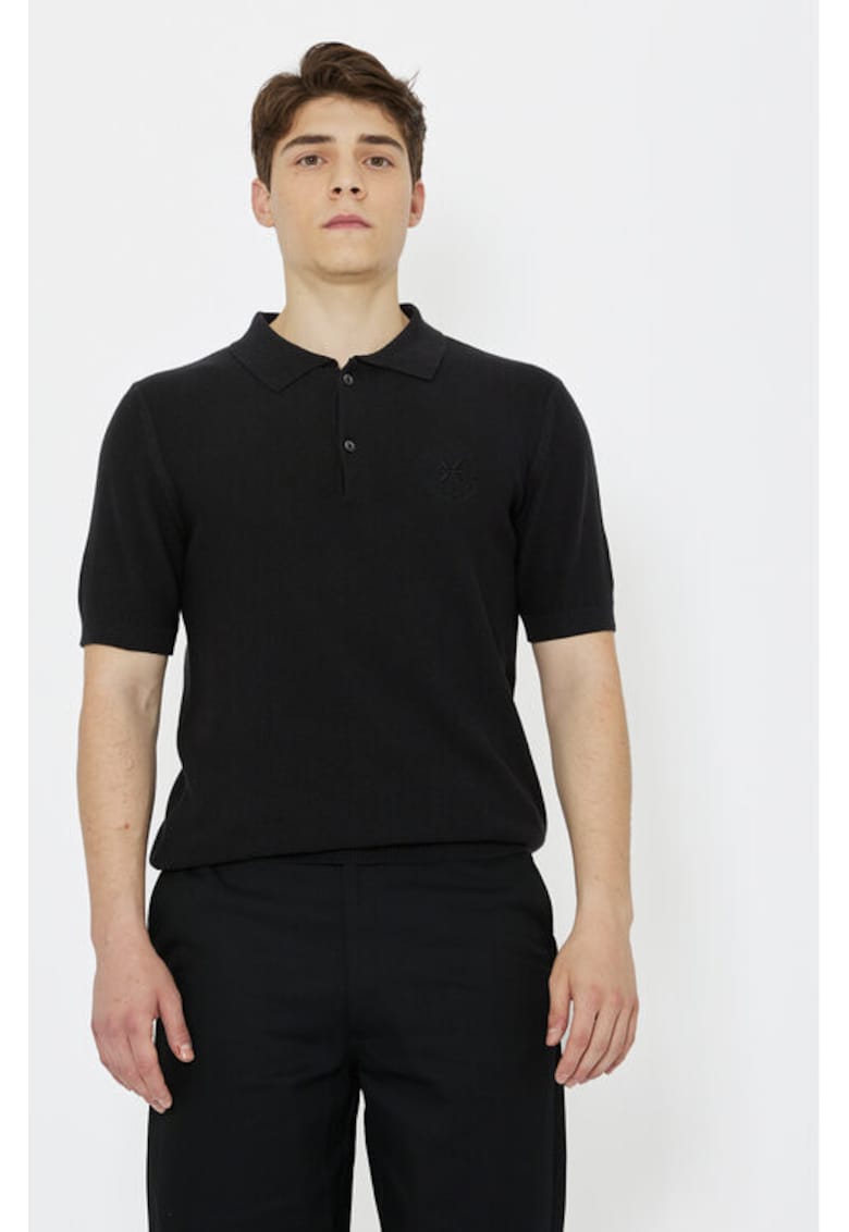 Tricou barbati -  303885991 - Bumbac - Negru - Negru