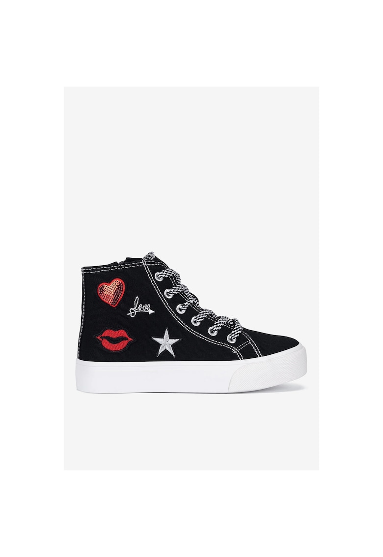 Tenisi fete  5905588787396 - Textil - 32 EU - Negru