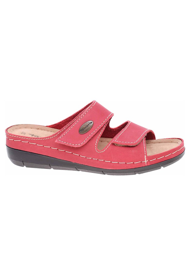 Papuci dama -  1-27510/20 - piele naturala - rosu - Rosu
