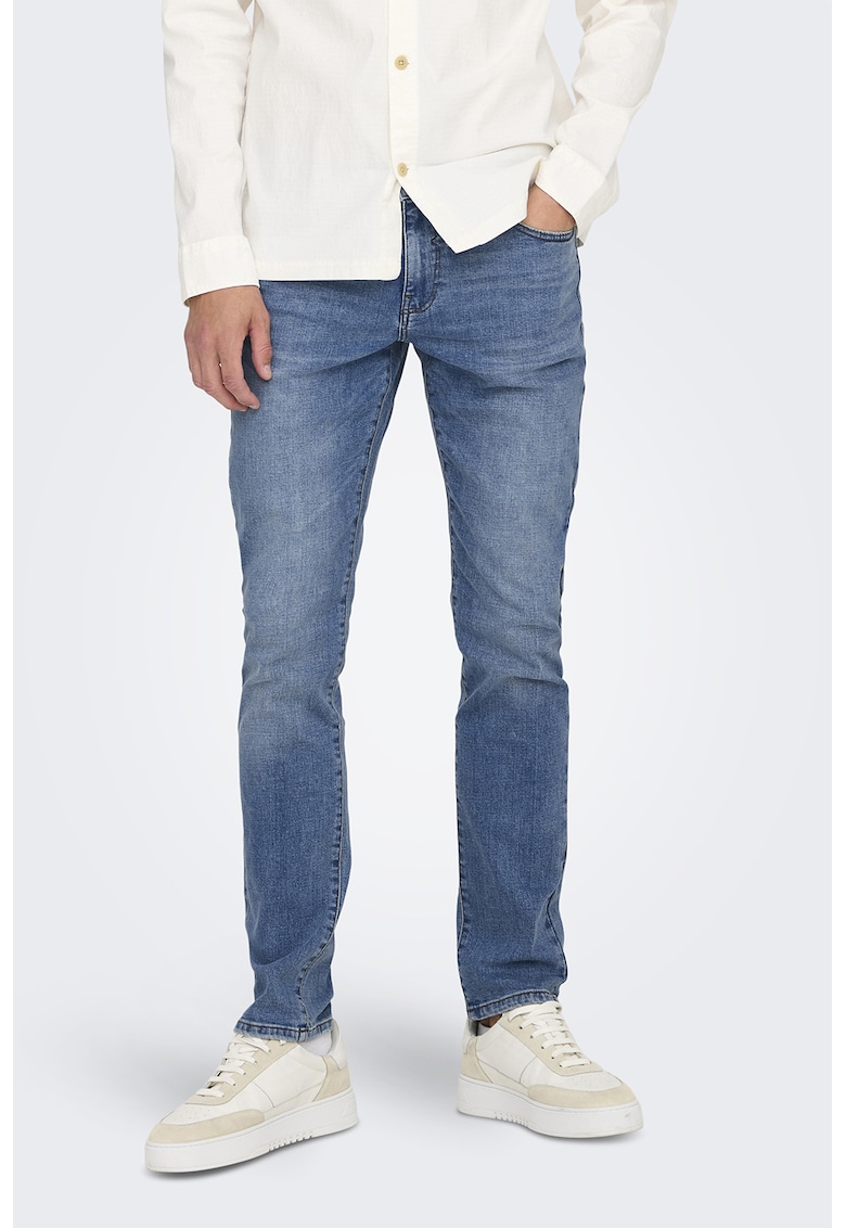 Blugi regular fit - Albastru