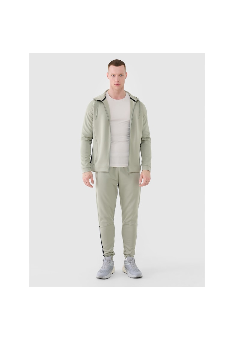 Pantaloni sport barbati  antrenament - verde - material respirabil