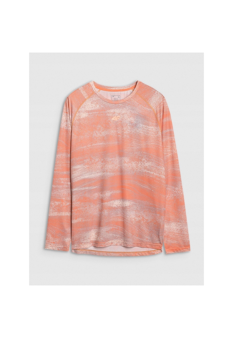 Bluza ciclism -  uscare rapida - portocaliu - material sintetic