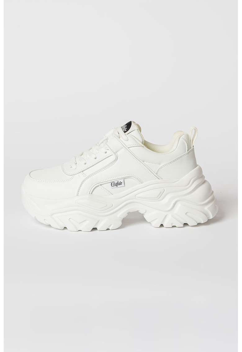 Pantofi sport cu sireturi - Alb