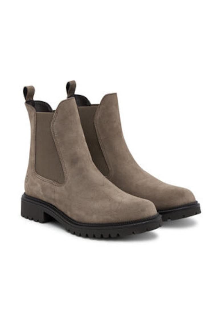 Botine dama 305246752 -  Piele naturala - Gri