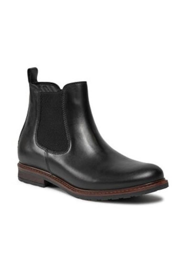 Botine dama 303142605 -  Piele naturala - Negru -