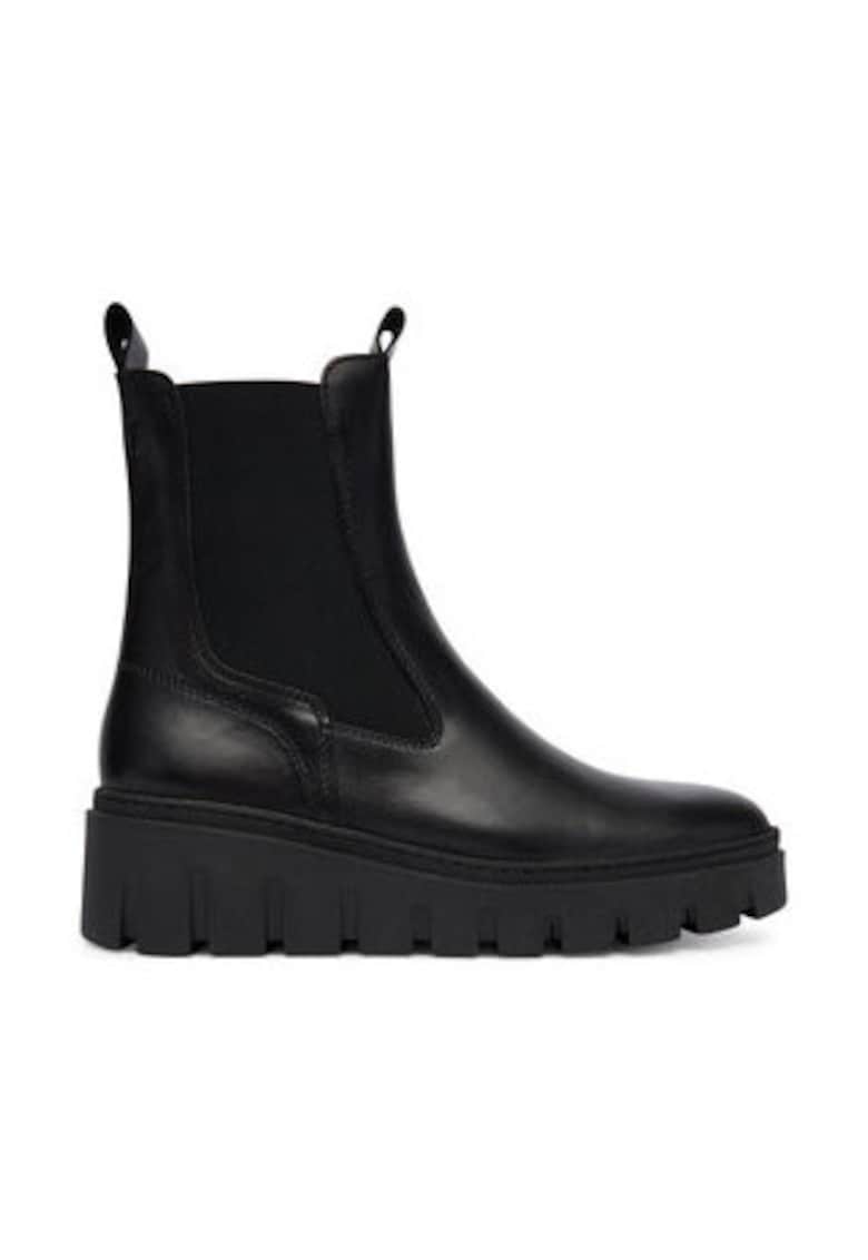 Ghete dama 305412256 -  Piele naturala - Negru