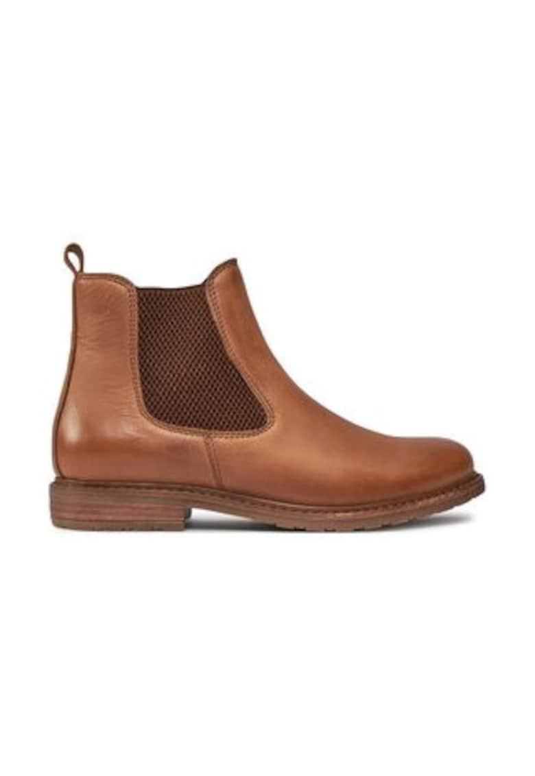 Botine dama 303142735 -  Piele naturala - Maro -