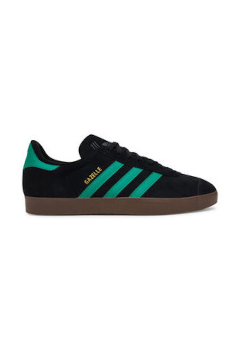 Pantofi din piele intoarsa Gazelle - Verde/Negru