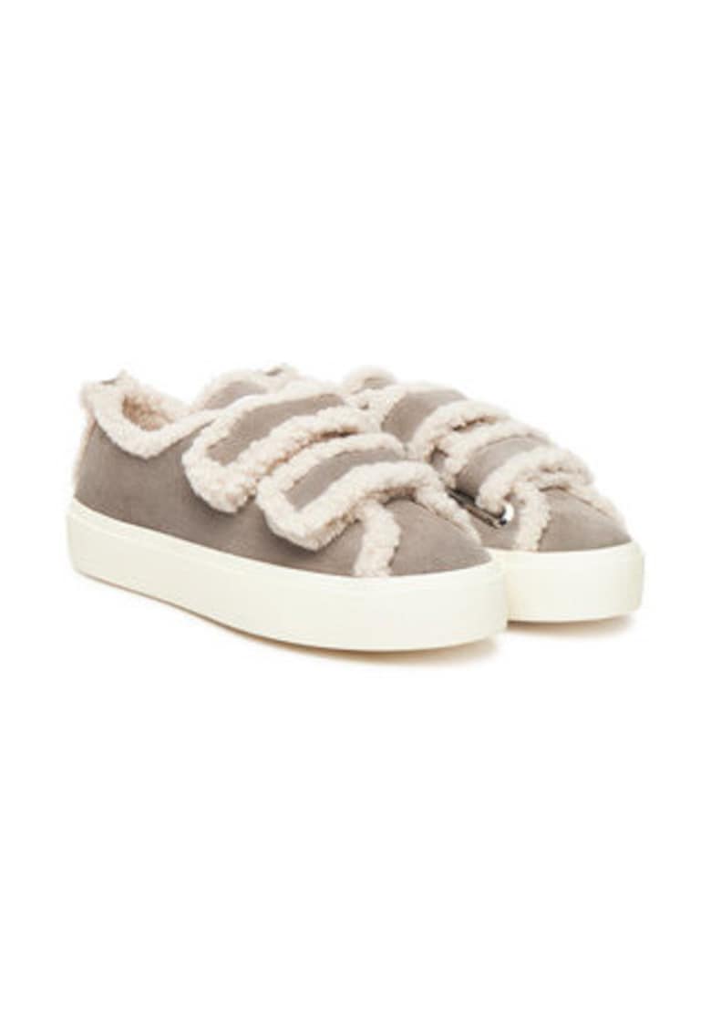 Pantofi dama 305626639 -  Piele naturala - Gri