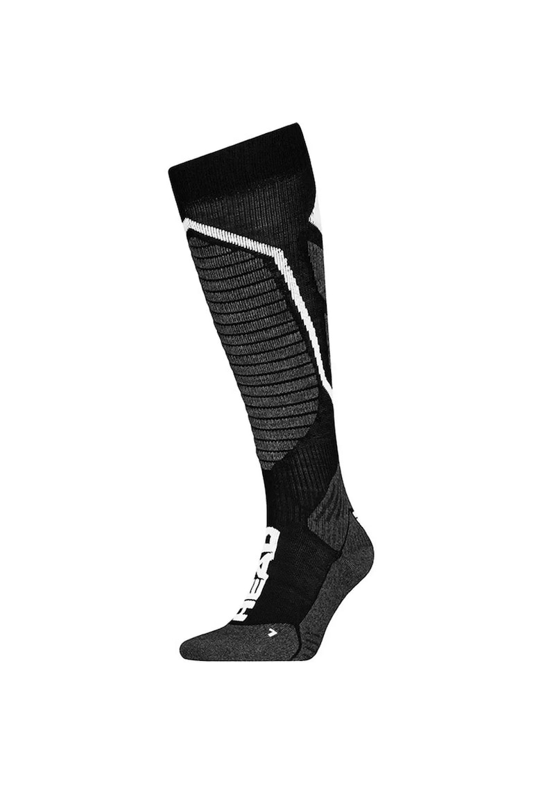 Sosete schi si snowboard  Ski Performance Kneehigh 1P - Negru/Gri