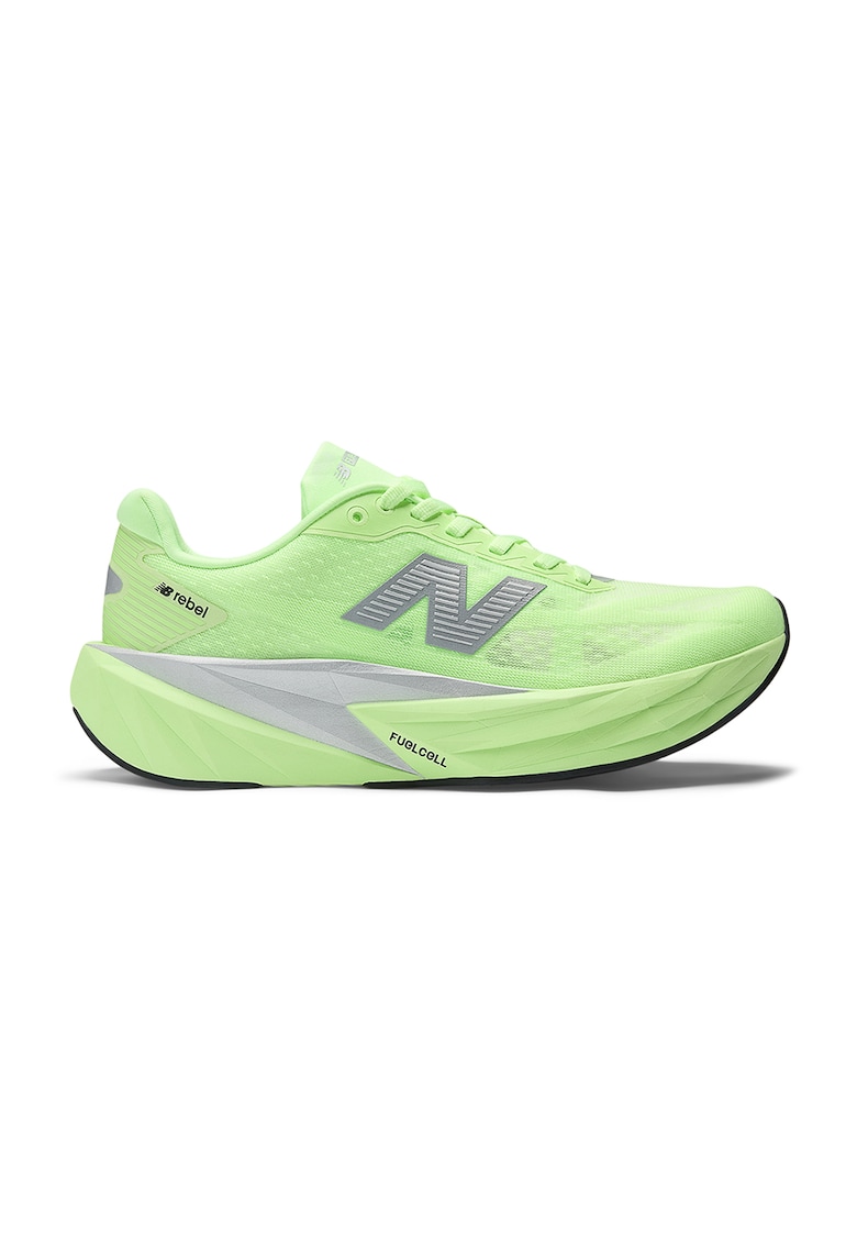 Pantofi FuelCell Rebel 5 din material textil cu detaliu logo pentru alergare - Verde electric
