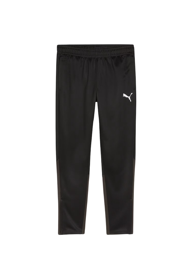 Pantaloni sport barbati  Team Goal - negri - poliester reciclat - cu talie elastica