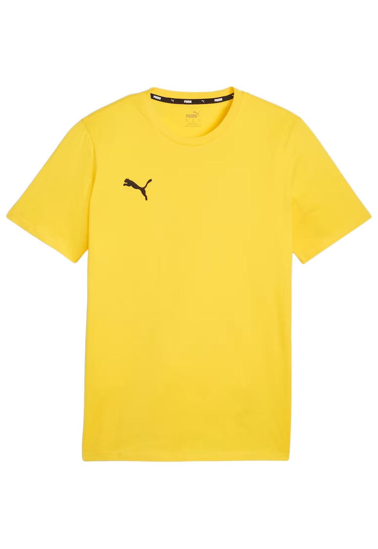 Tricou barbatesc  Team Goal - galben - bumbac - croiala regulata