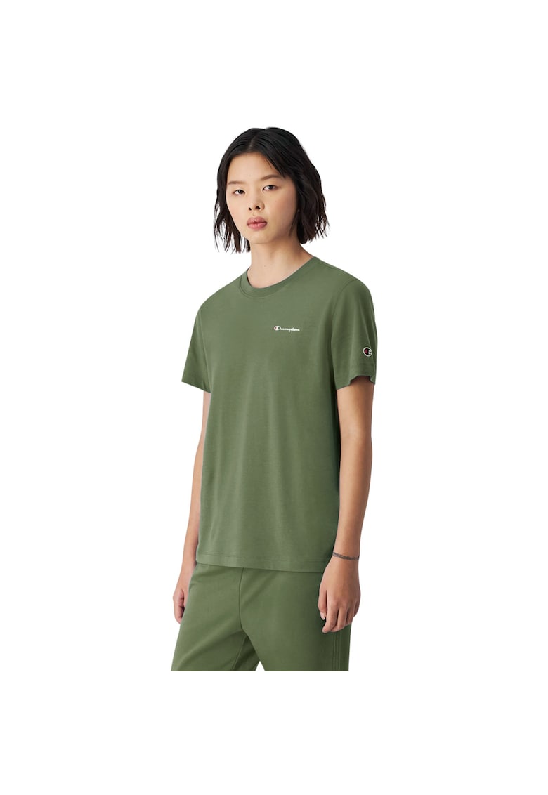 Tricou sport dama -  118091 GS136 - croiala slim - verde - bumbac