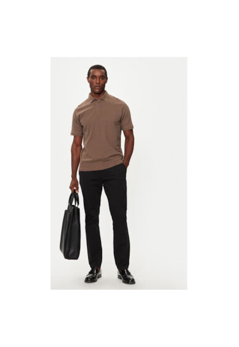 Tricou polo barbati  16094575 - Bumbac organic - S INTL - Bej