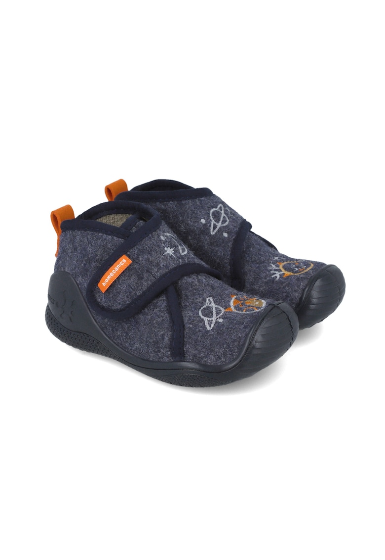 Papuci  251144-A089 Azul Marino - Gri