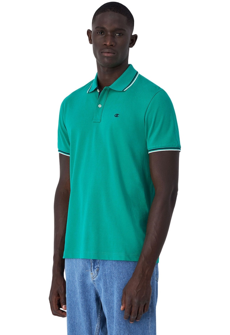 Tricou polo barbati -  bumbac - verde