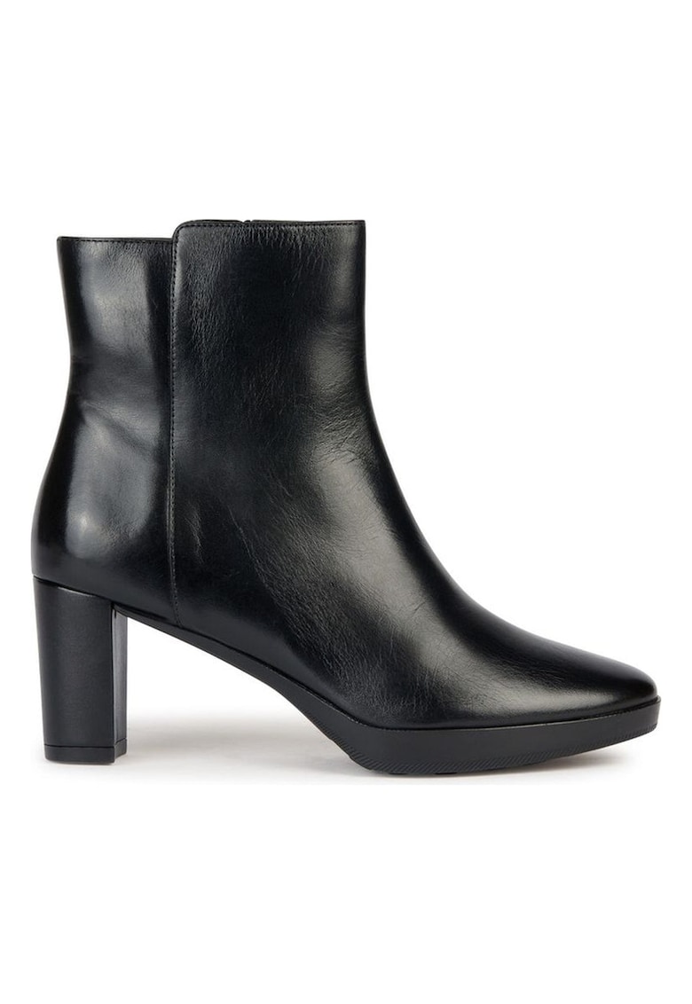 Botine dama -  Piele-Negru