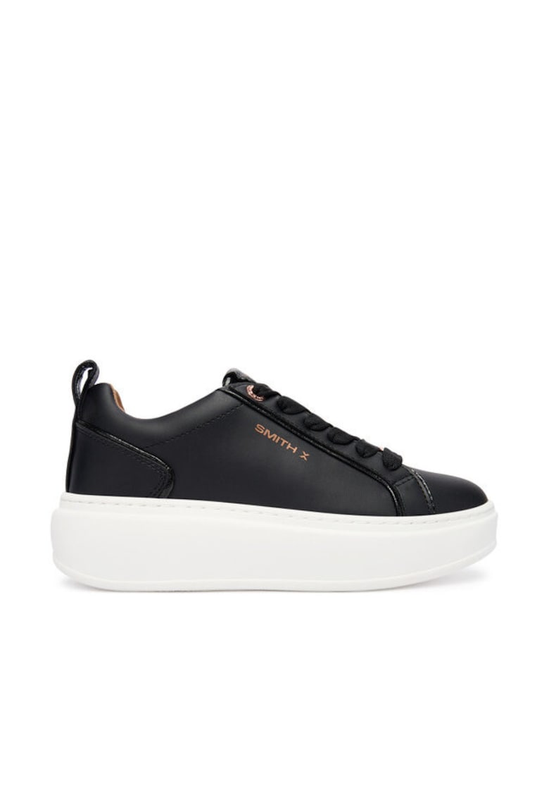 Tenisi dama 305503442 -  Piele naturala - Negru