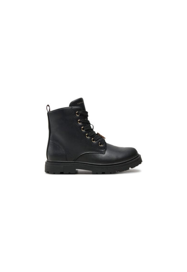 Ghete de drumetie pentru fete -  304425967 - piele ecologica - negru