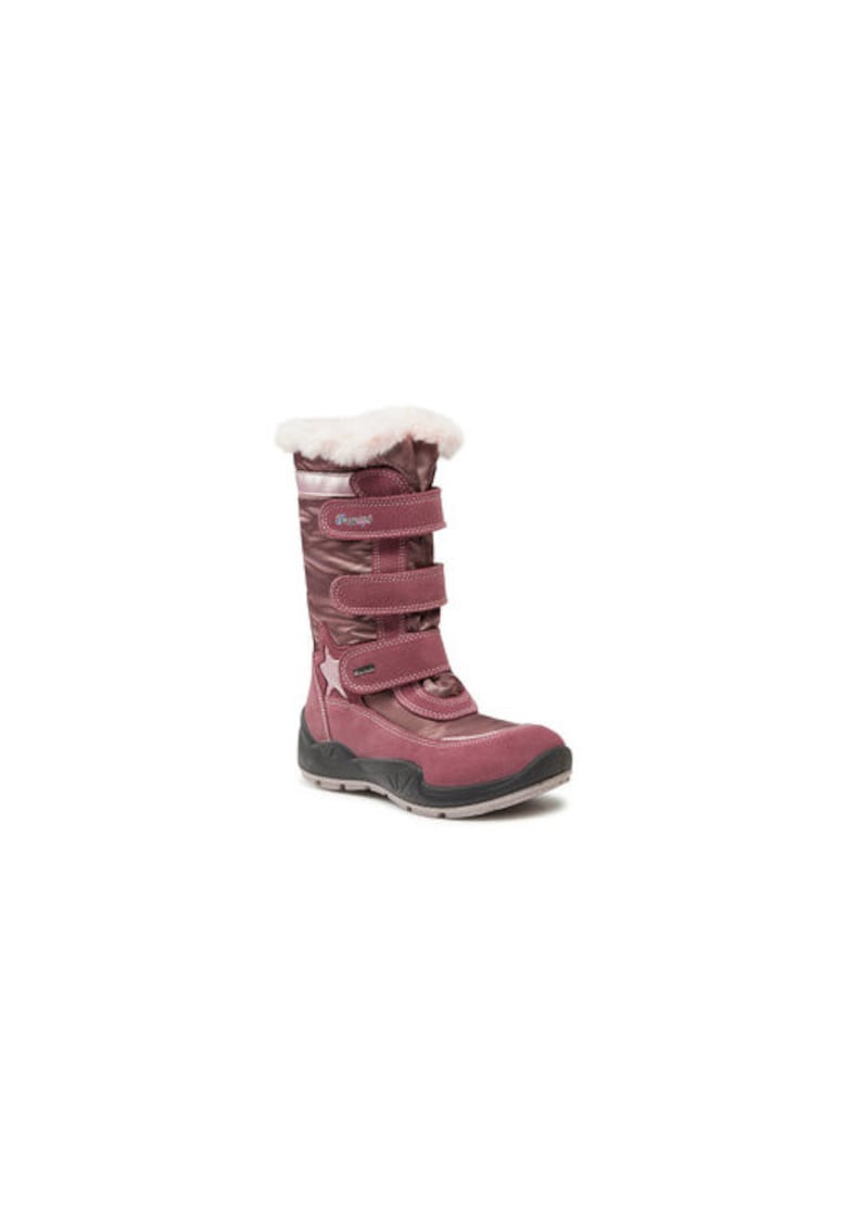 Cizme pentru fete -  303247447 - material textil - roz