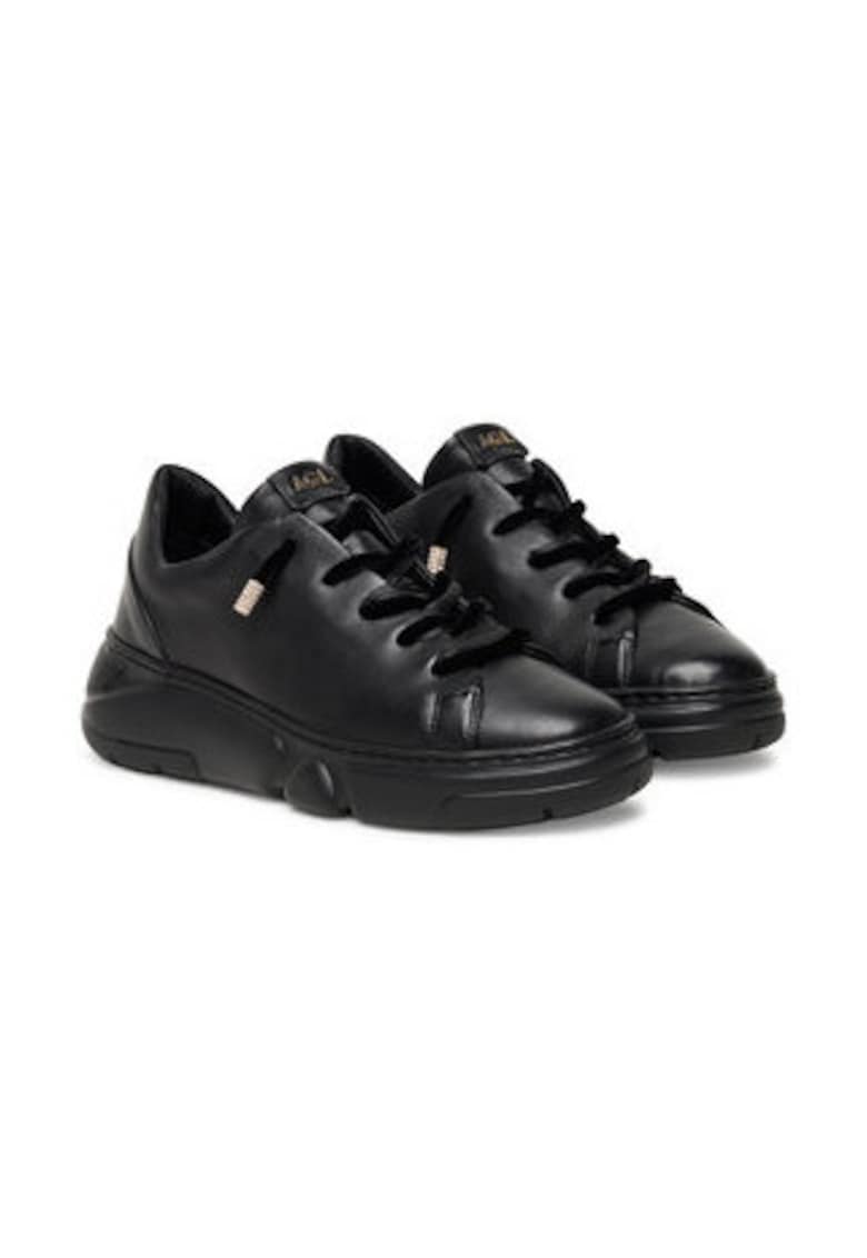 Tenisi dama 305639783 -  Piele naturala - Negru
