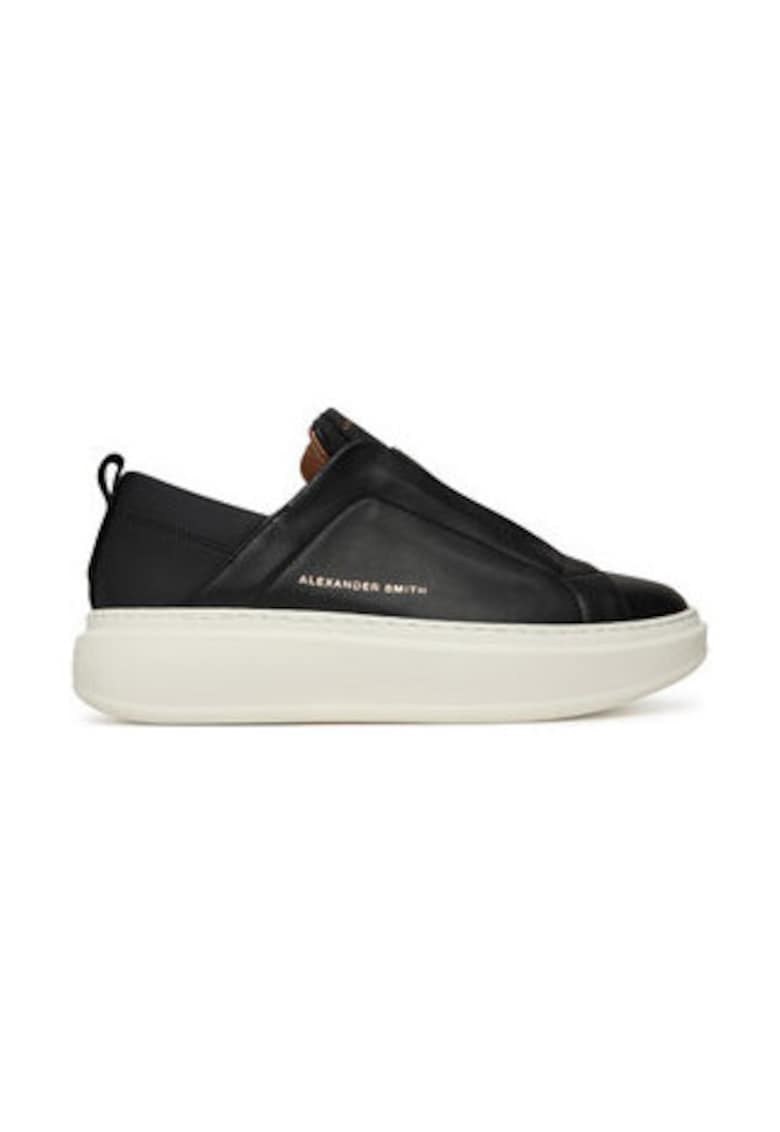 Tenisi dama 305503800 -  Piele naturala - Negru