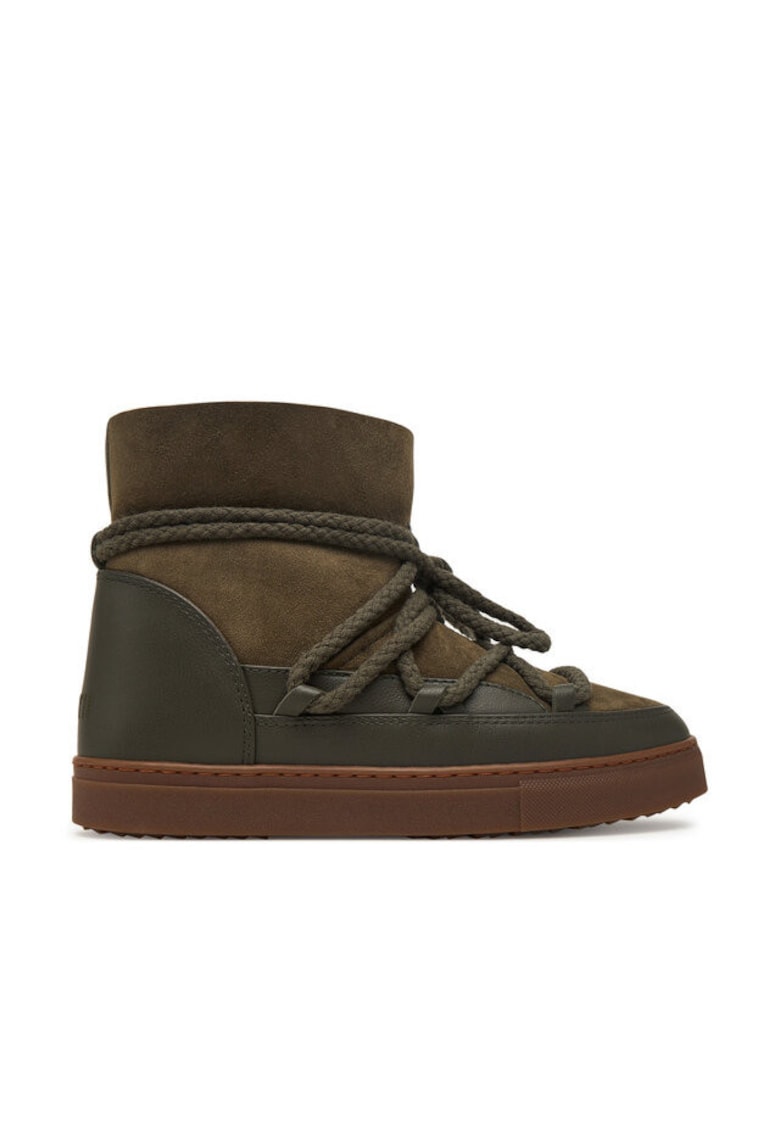 Ghete de zapada pentru femei -  305626868 - piele naturala - kaki