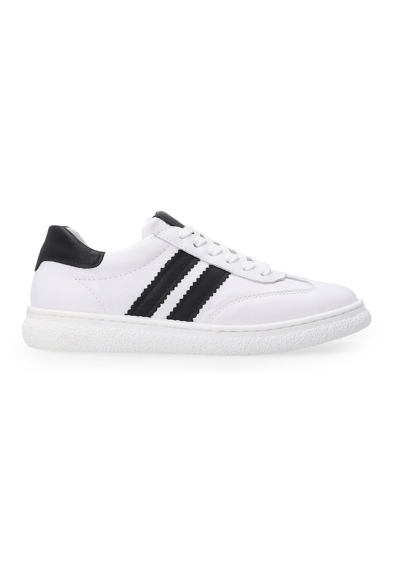 Pantofi sport din piele naturala neteda