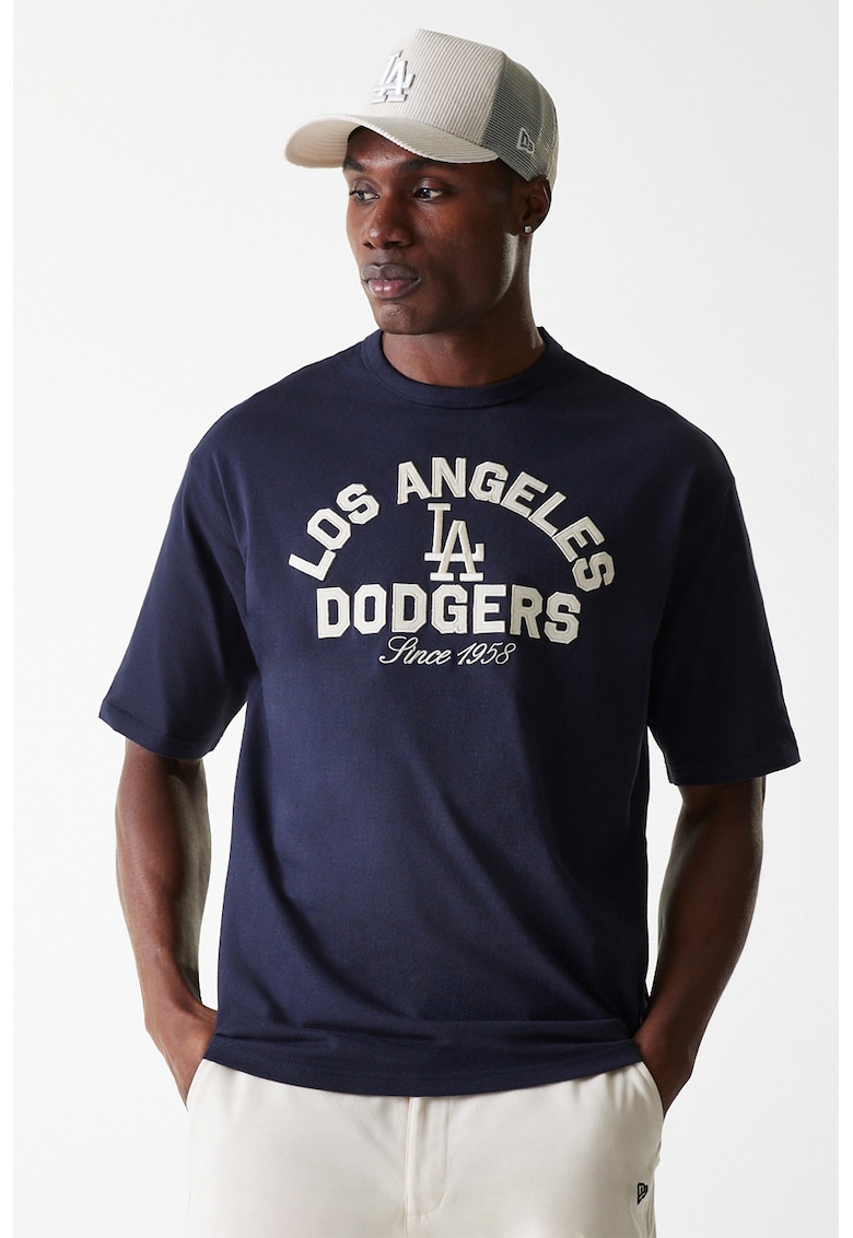 Tricou cu imprimeu Heritage - Bleumarin