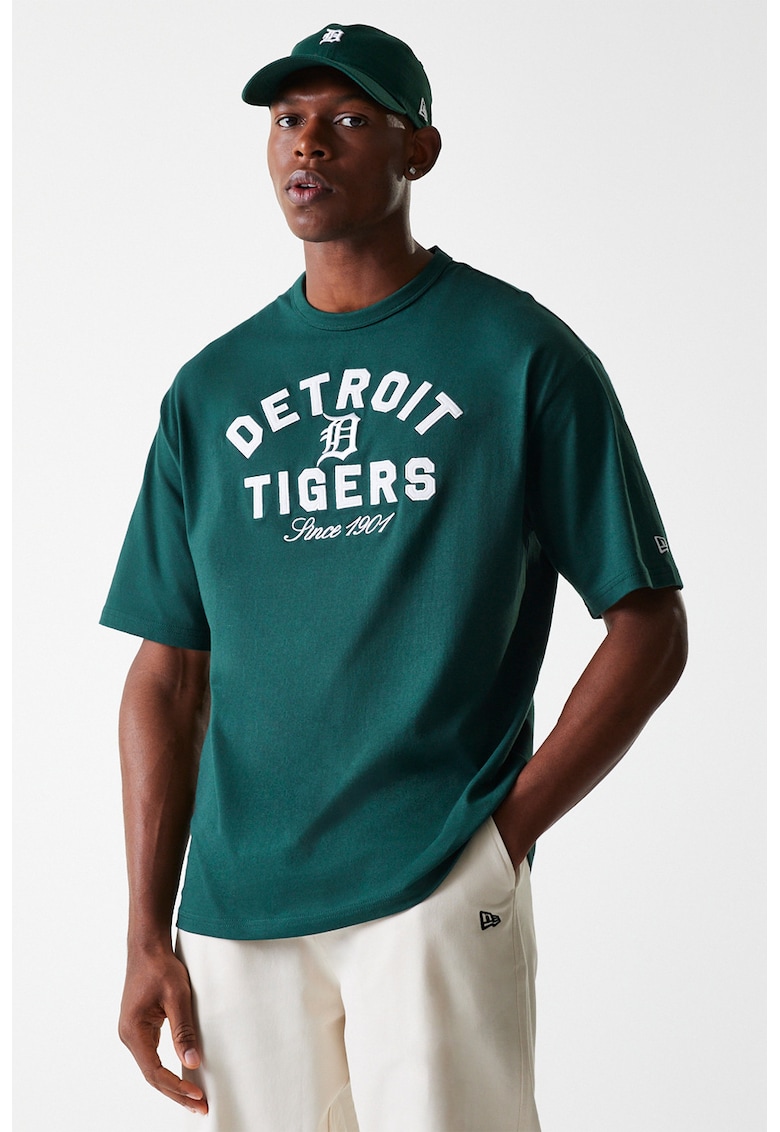 Tricou cu imprimeu Heritage - Verde inchis