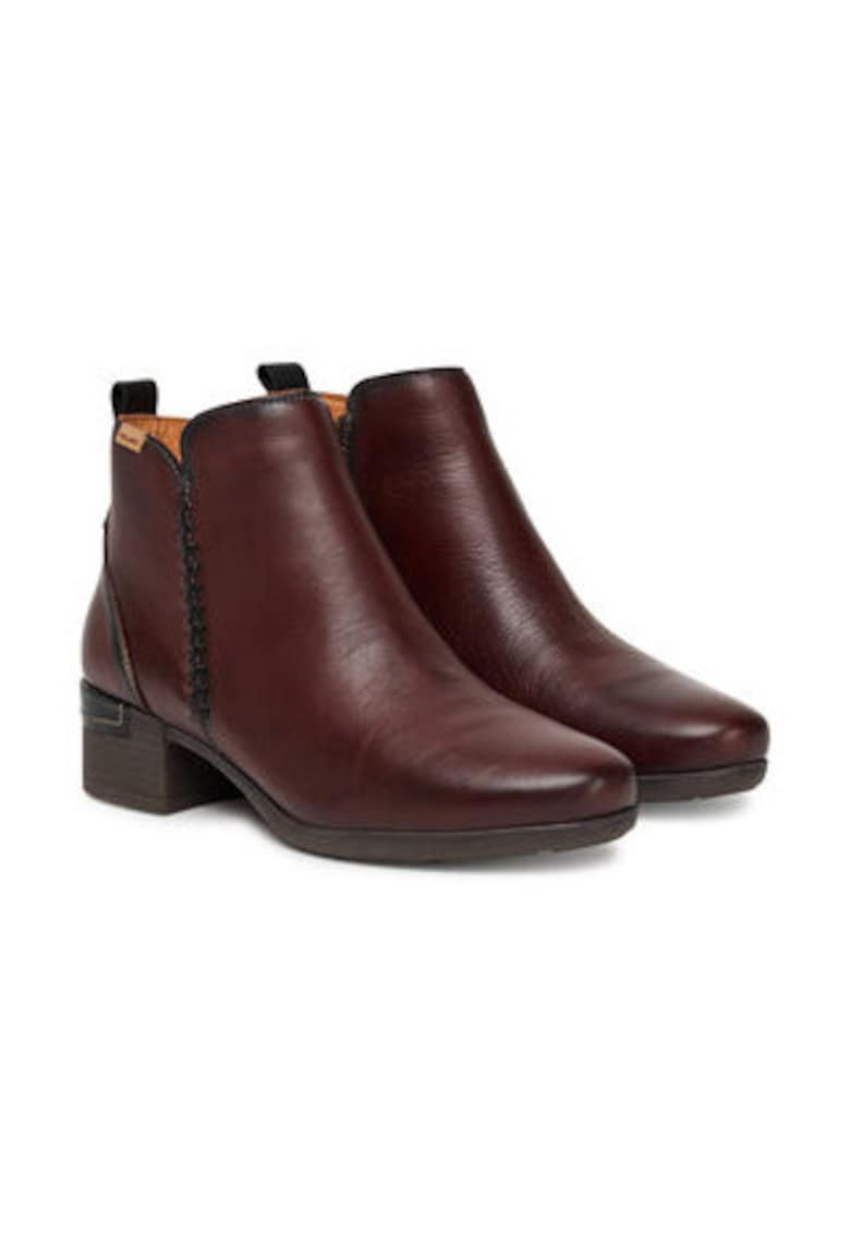 Botine dama 305470720 -  Piele naturala - Maro -