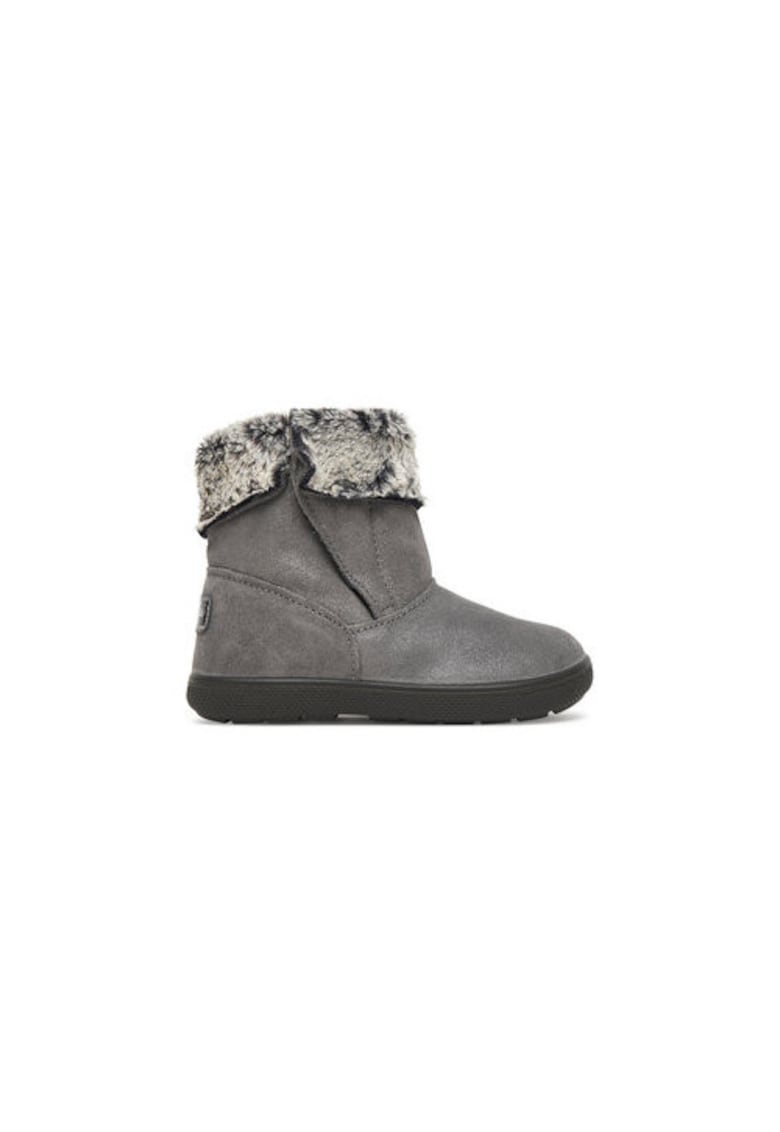 Ghete de zapada pentru fete -  305465764 - piele naturala - gri