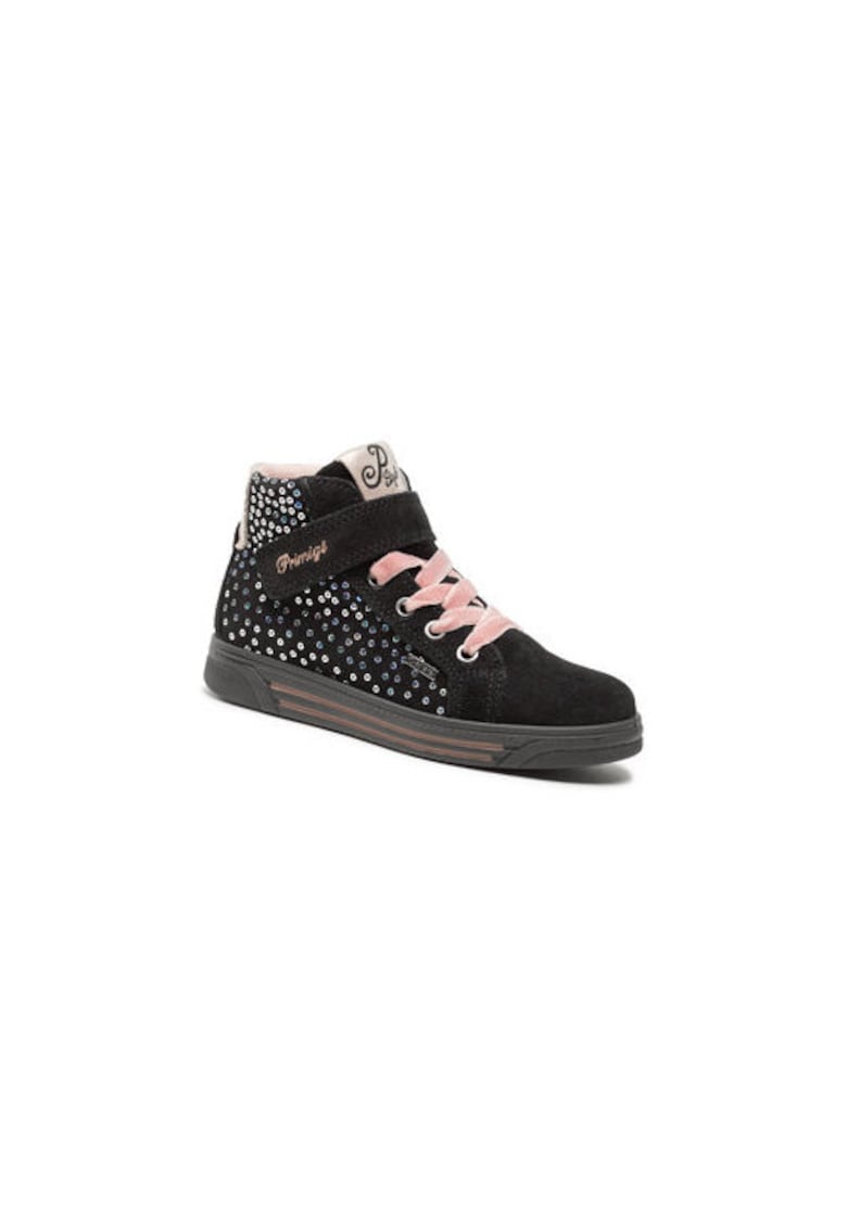 Ghete pentru fete -  303237912 - piele naturala - negru