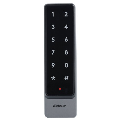 Controler stand-alone Sebury SEB-sTouch2s, cu tastatura touch si cititor card EM 125kHz + Mifare 13.56MHz, carcasa antivandal