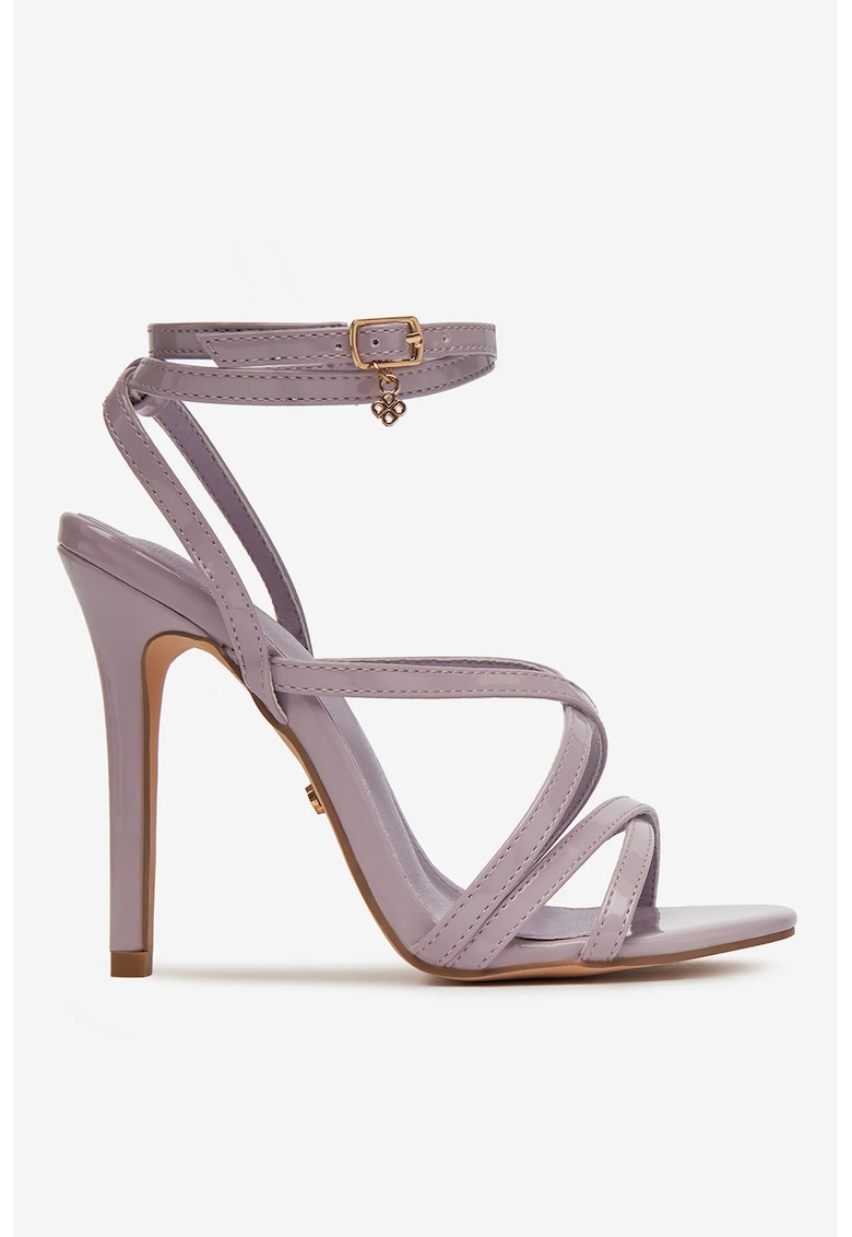 Sandale cu toc  Sintetic - Violet - Violet