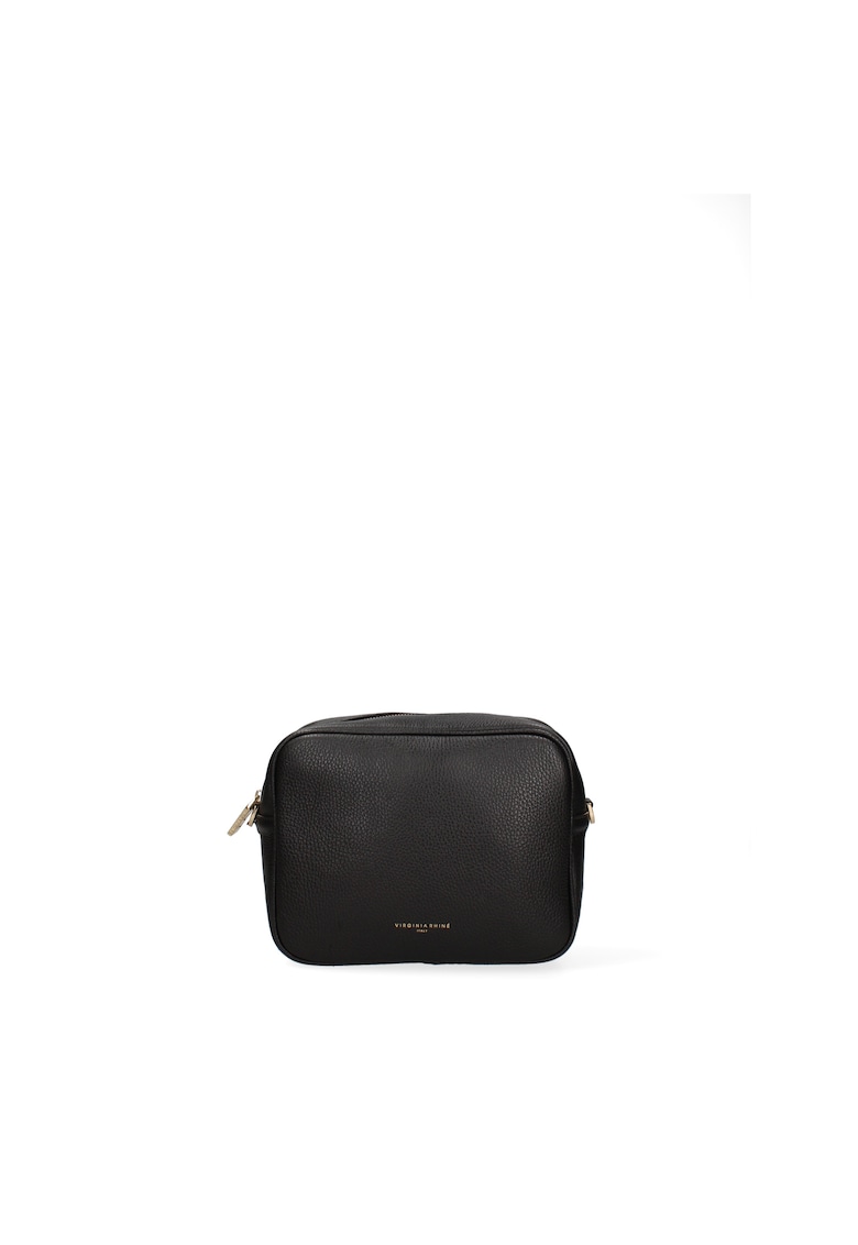 Geanta crossbody din piele cu model uni
