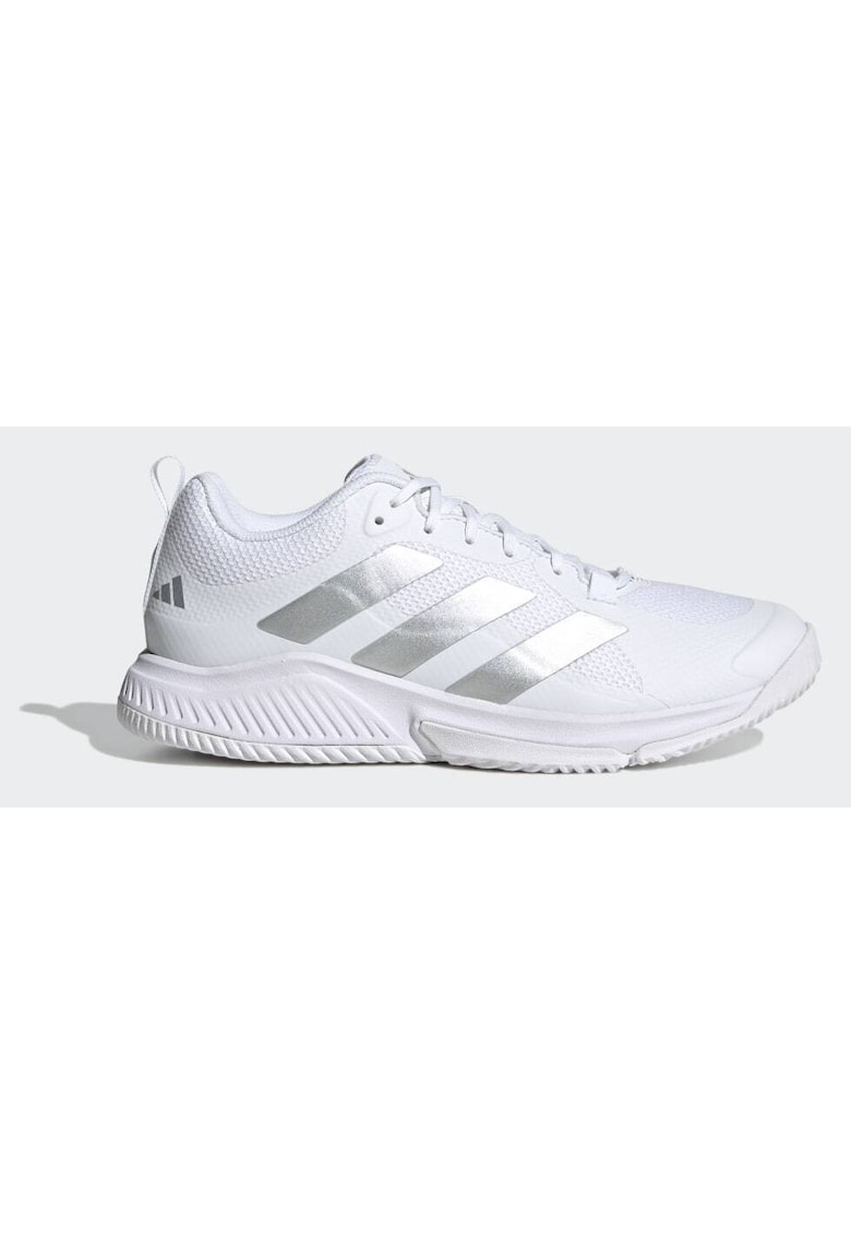 Pantofi sport -  Court Team Bounce 2.0 - alb/argintiu - HR1235 - Alb