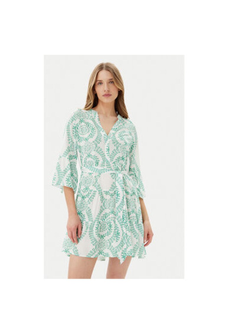 Rochie dama  10329936 - Viscoza - Verde - Verde