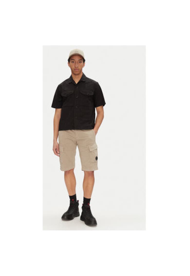 Pantaloni scurti barbati C P Company - 18CMBE116A005694G - Bumbac - Bej - Bej